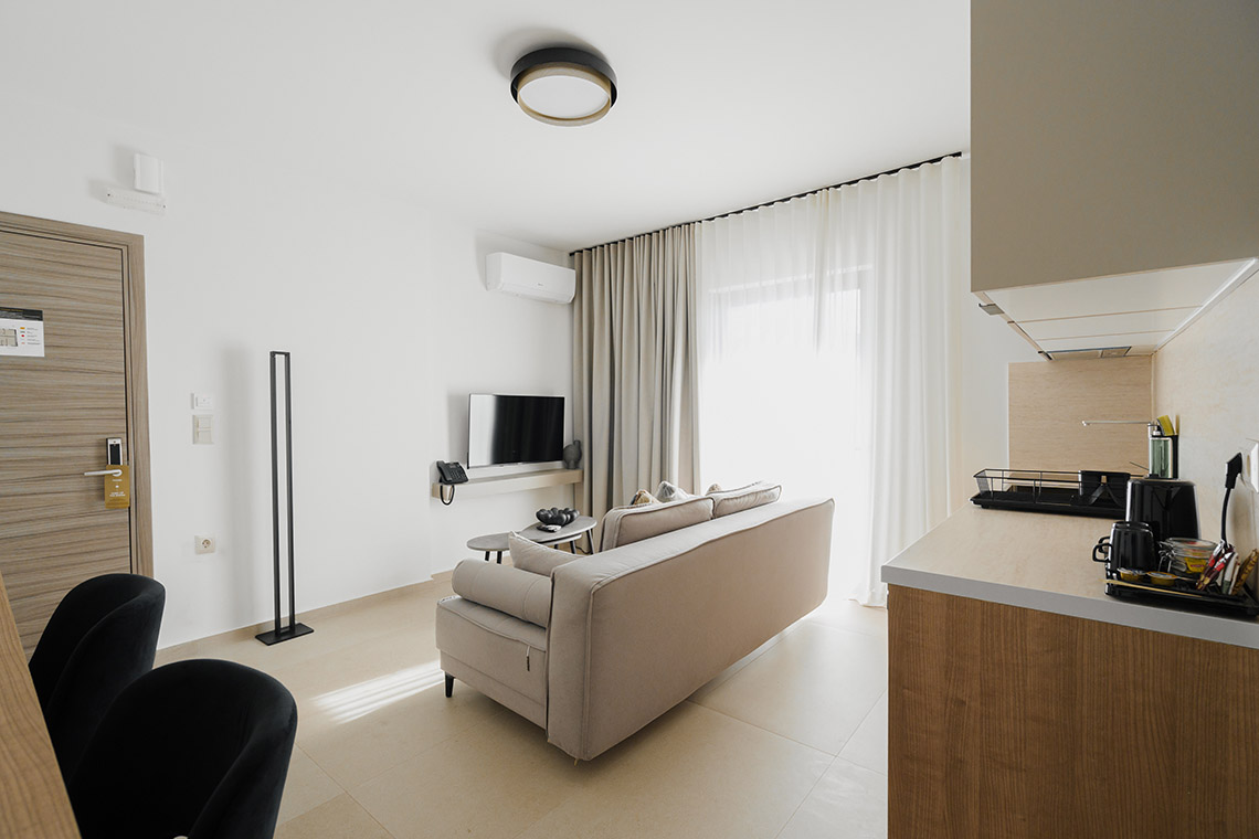 Ρετιρέ με King Size Κρεβάτι, Βεράντα & Πανοραμική Θέα