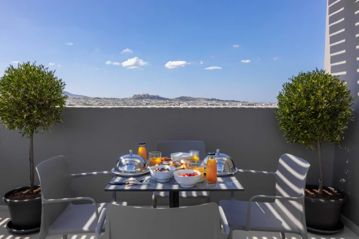Sokio Attiki Breakfast with Acropolis view